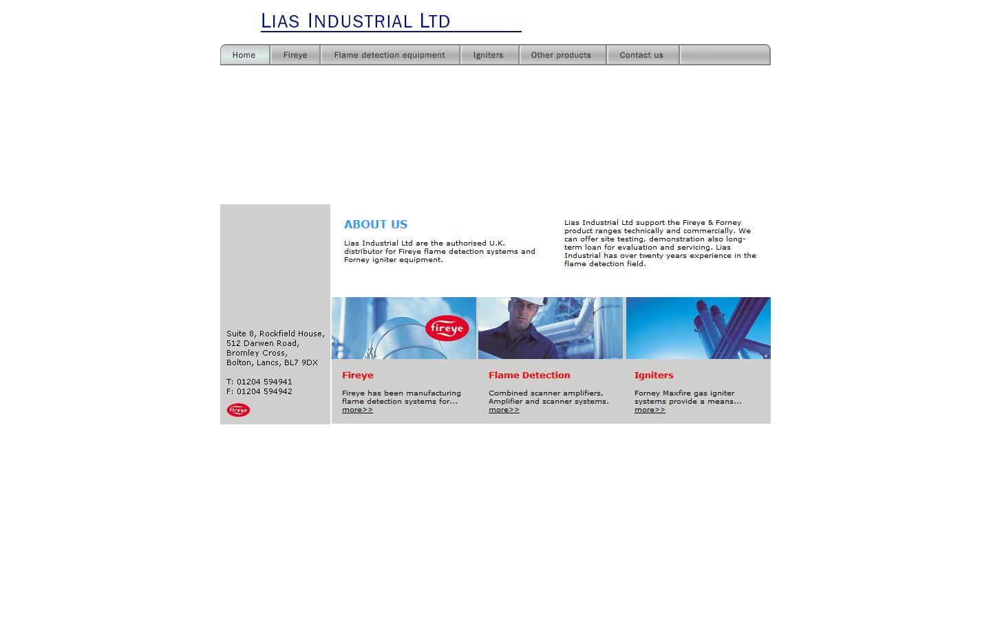 Lias Industrial Ltd Website