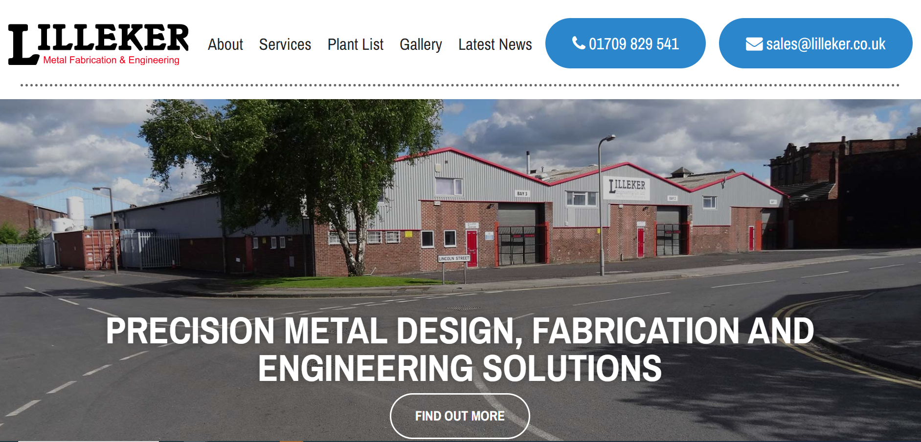 Lilleker Engineering Co.Ltd Website