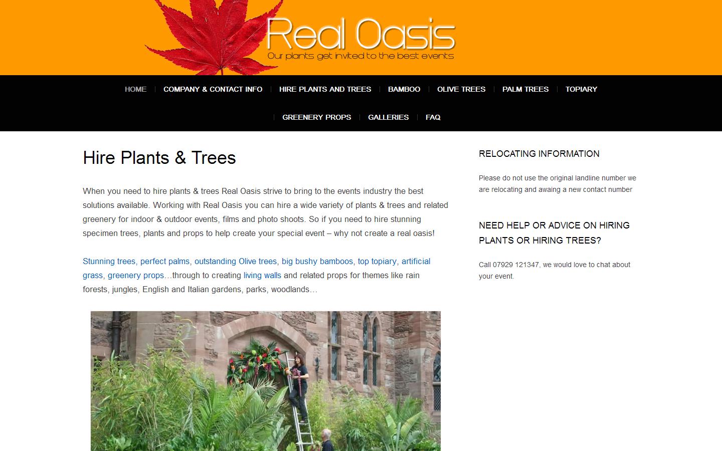 Real Oasis Website