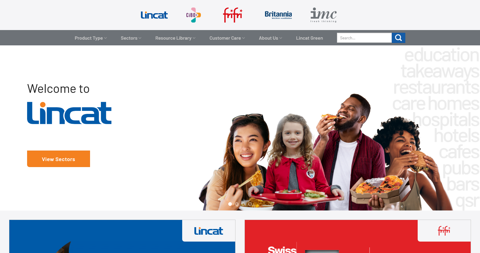 Lincat Ltd Website