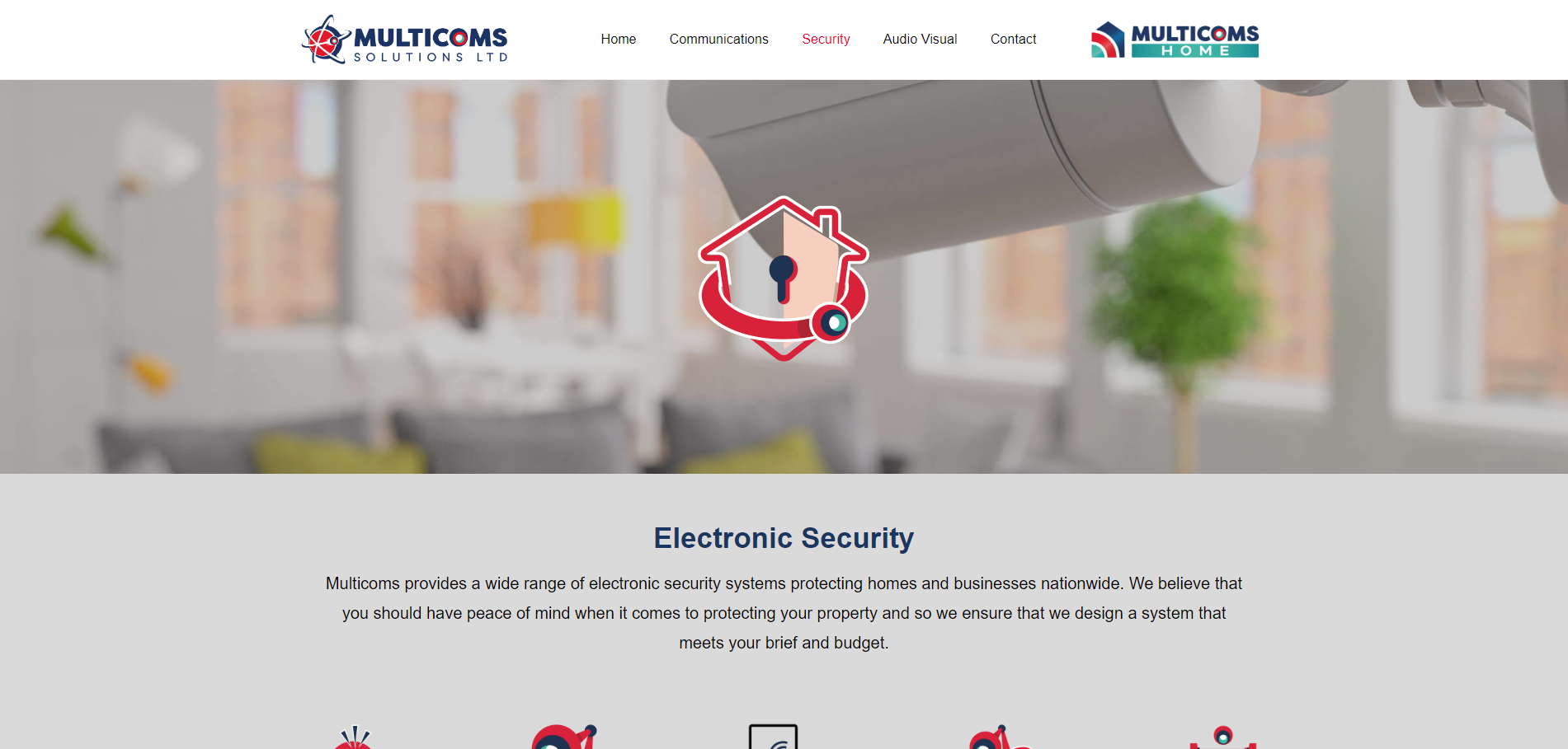 Multicoms Solutions Website