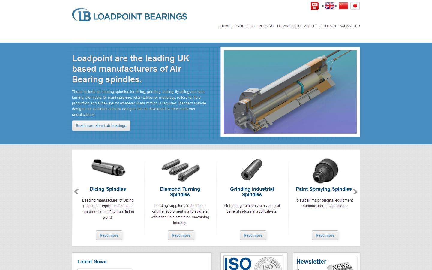 Loadpoint Bearings Ltd Website