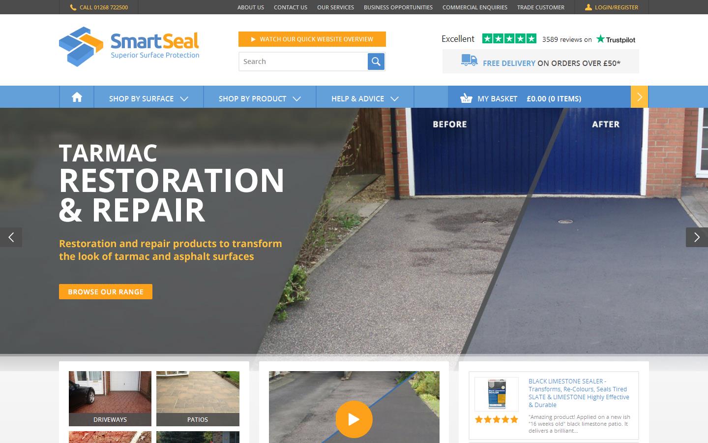 Smartseal UK Ltd Website