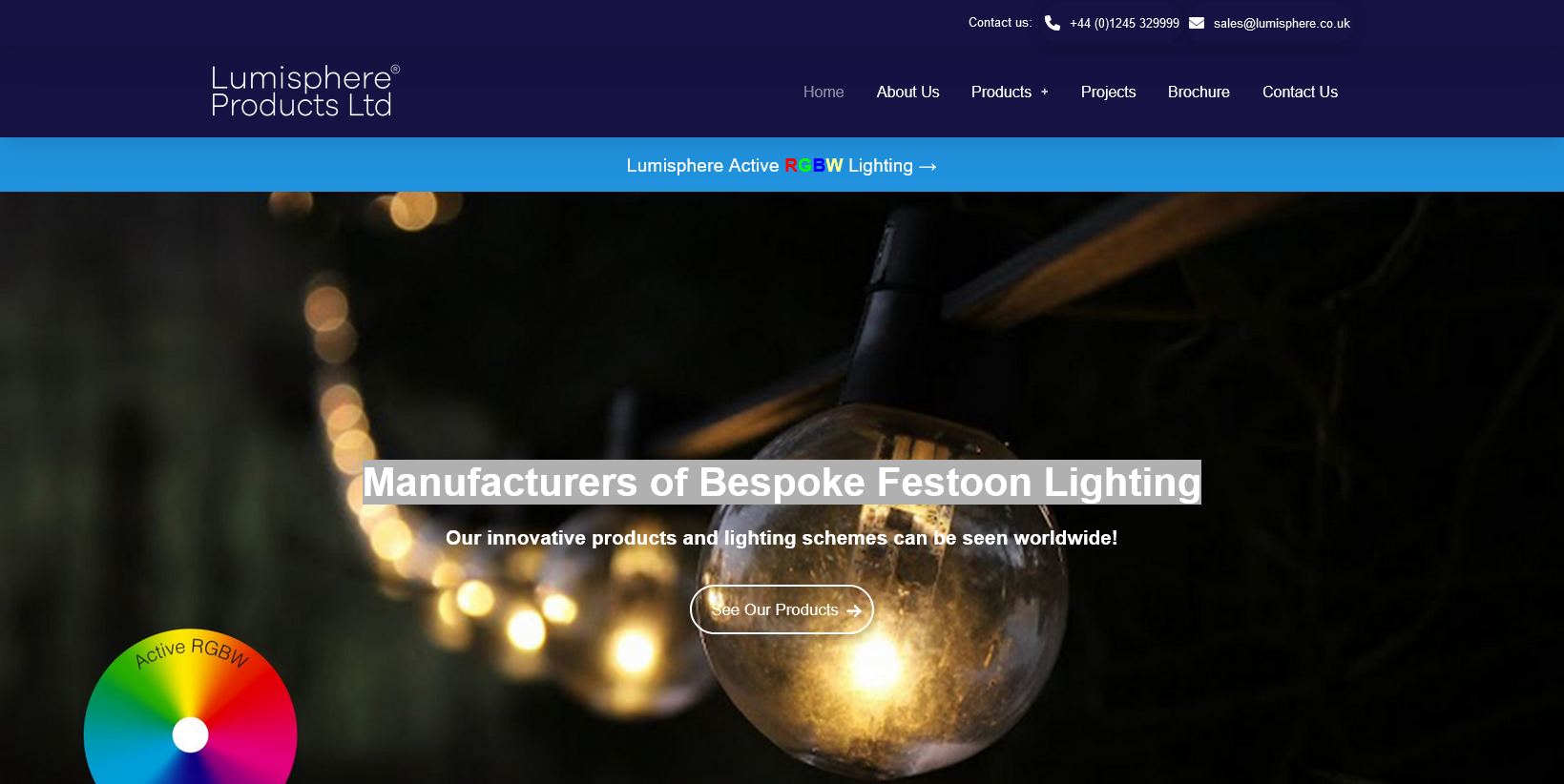 Lumisphere Products Ltd Website