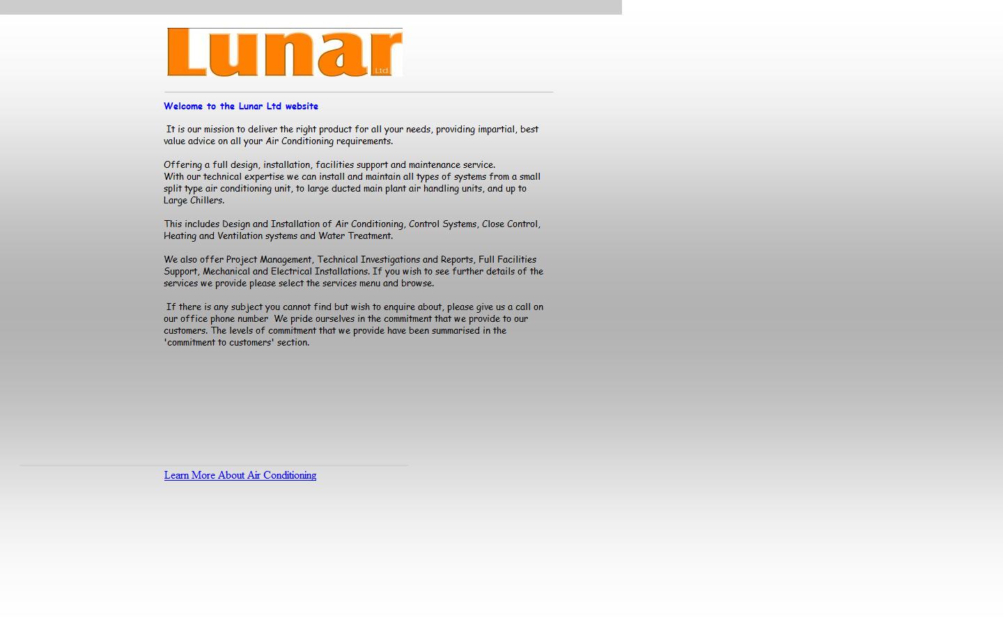 Lunar Ltd Website