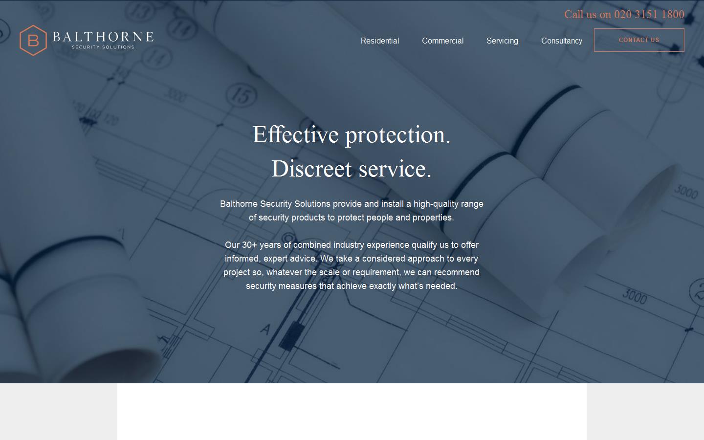 Balthorne Security Solutions Website