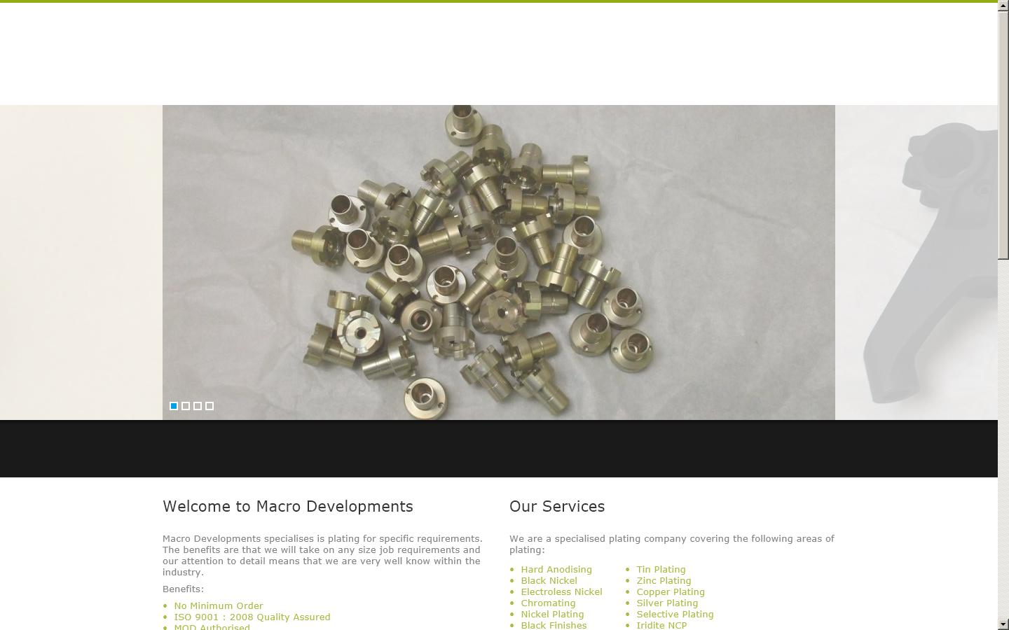 Macro Developments Ltd Website