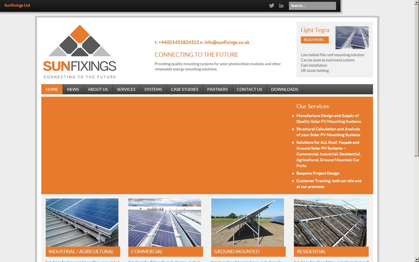 Sunfixings Ltd Website