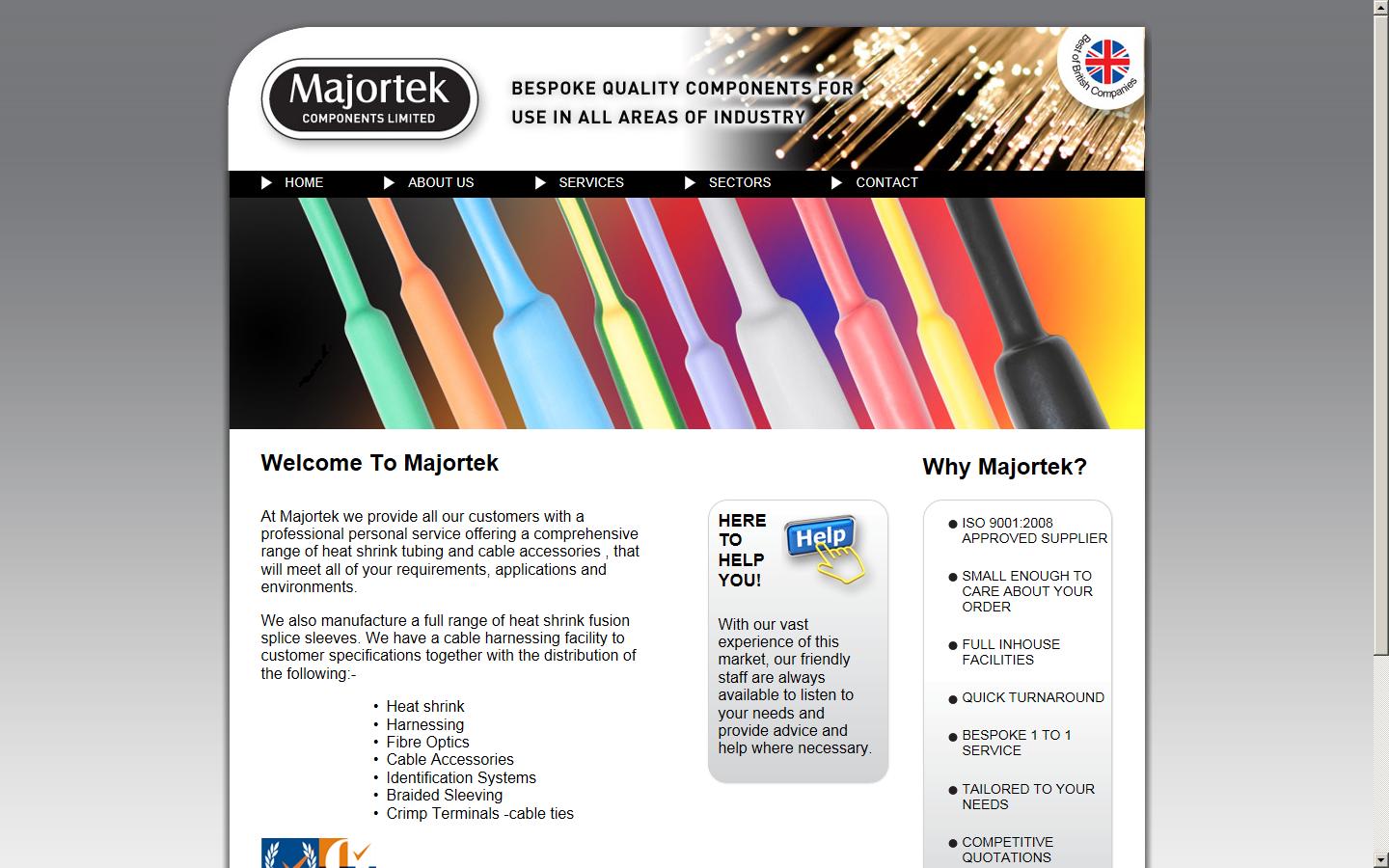 Majortek Components Ltd Website