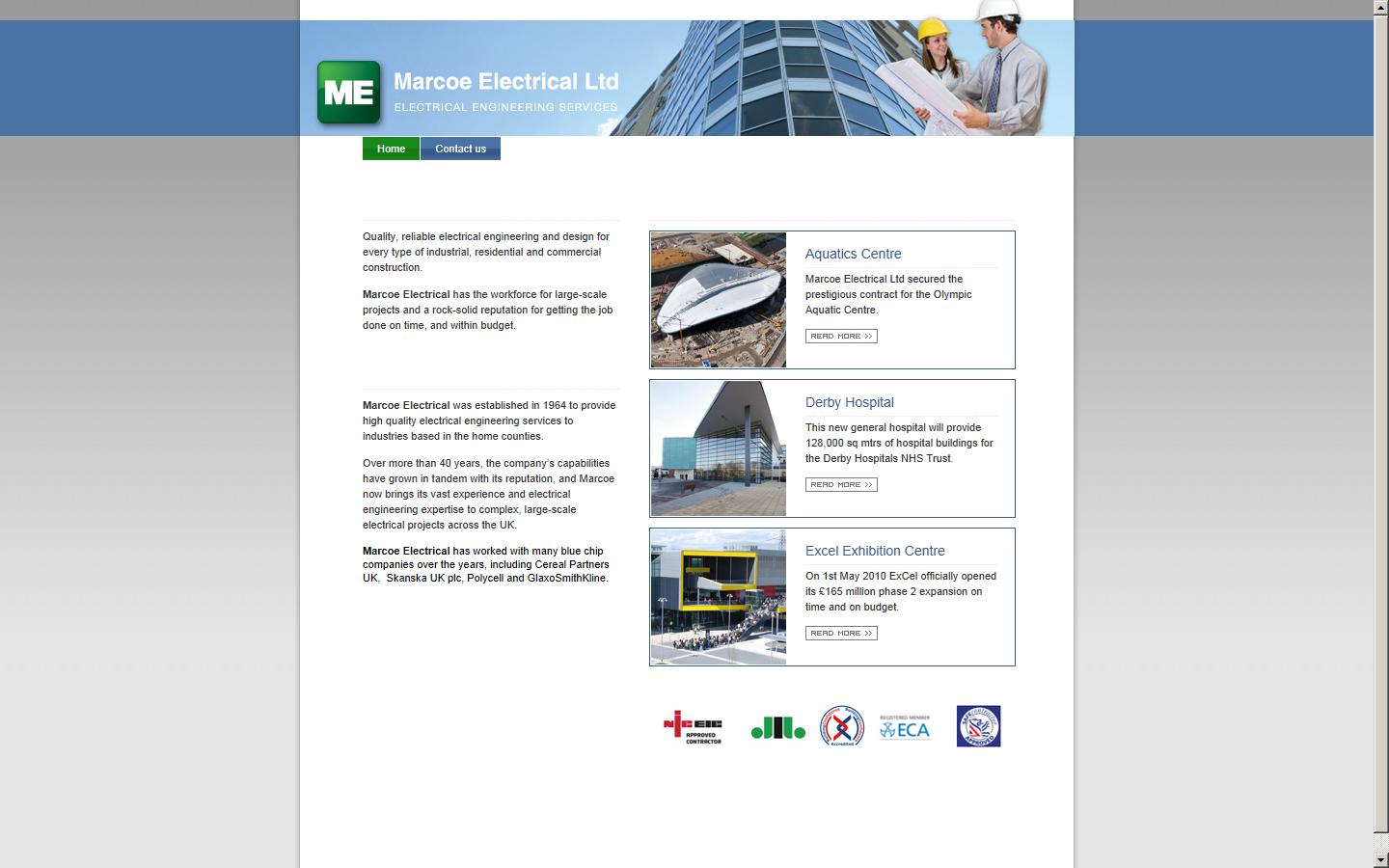 Marcoe Electrical Website