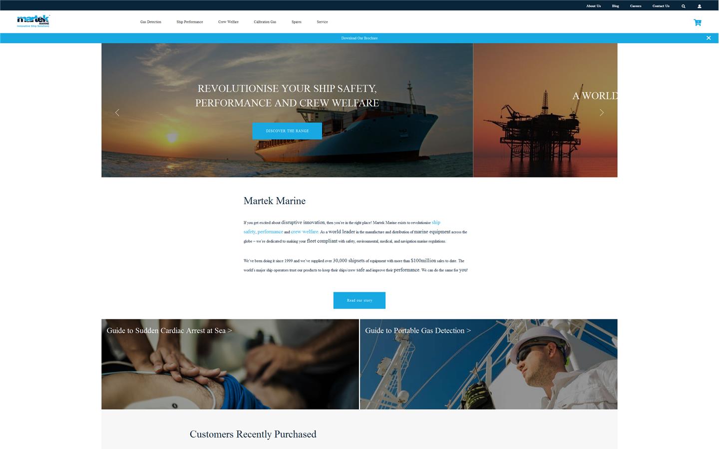 Martek Marine Ltd  Website