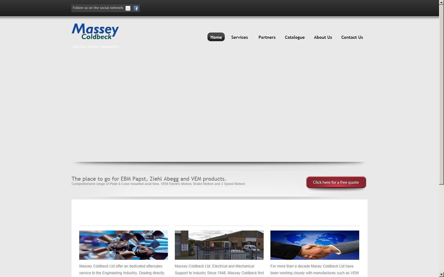 Massey Coldbeck Ltd  Website