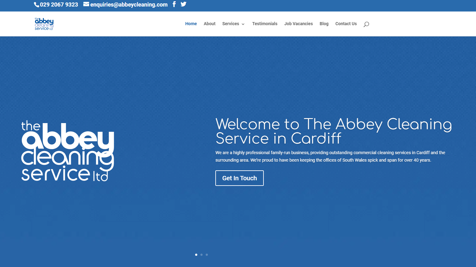 The Abbey Cleaning Service Ltd Website