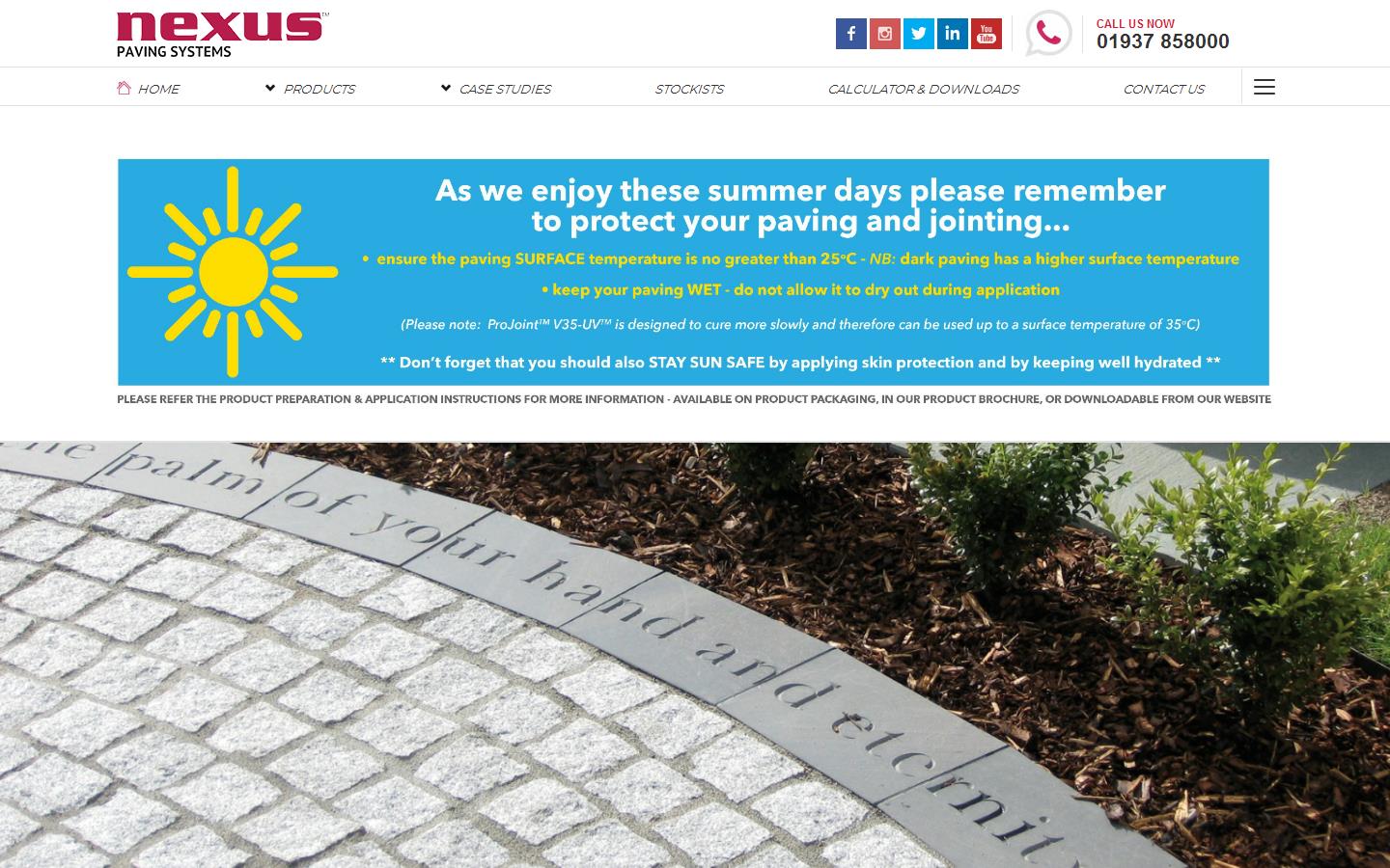 Nexus Paving Systems Website