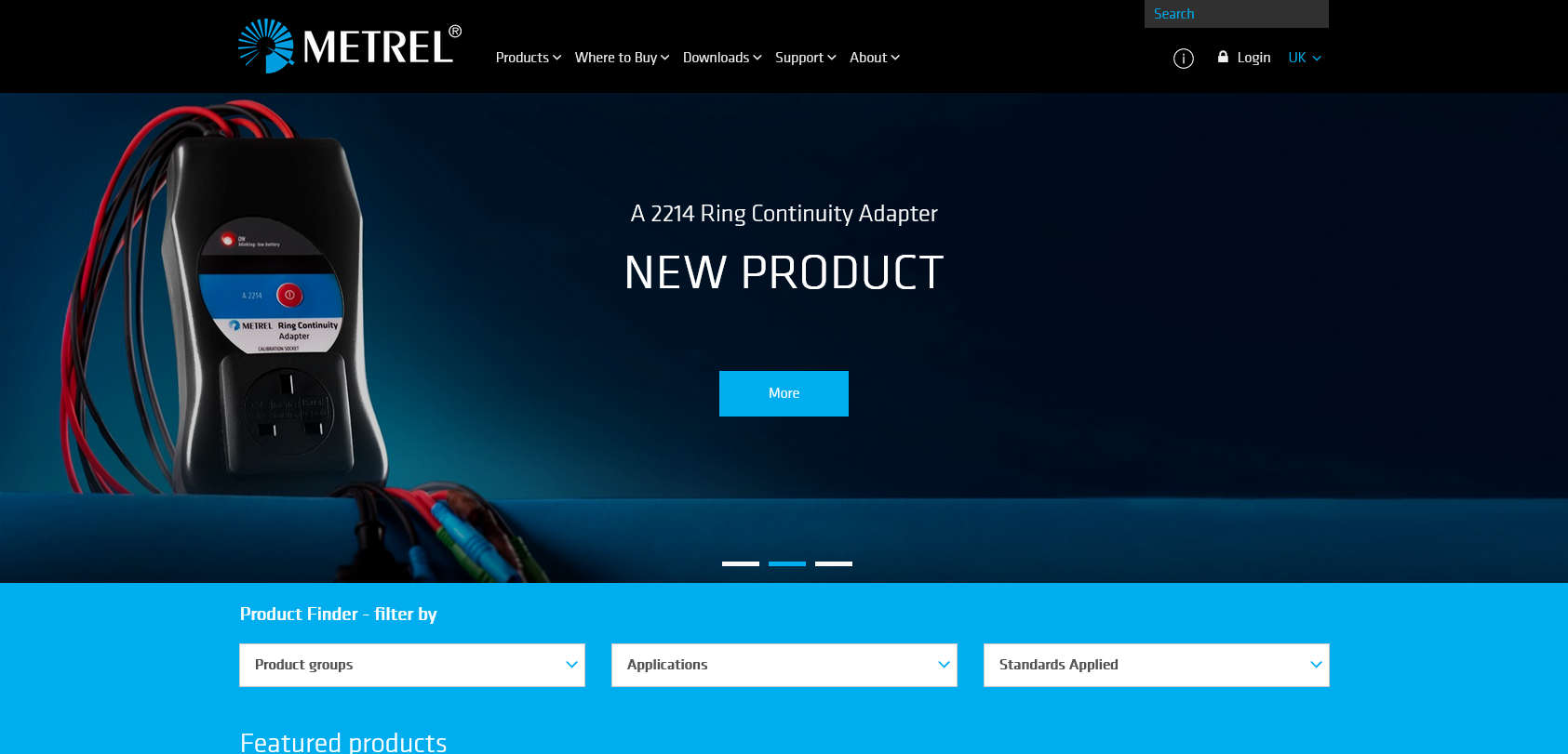 Metrel UK Ltd Website