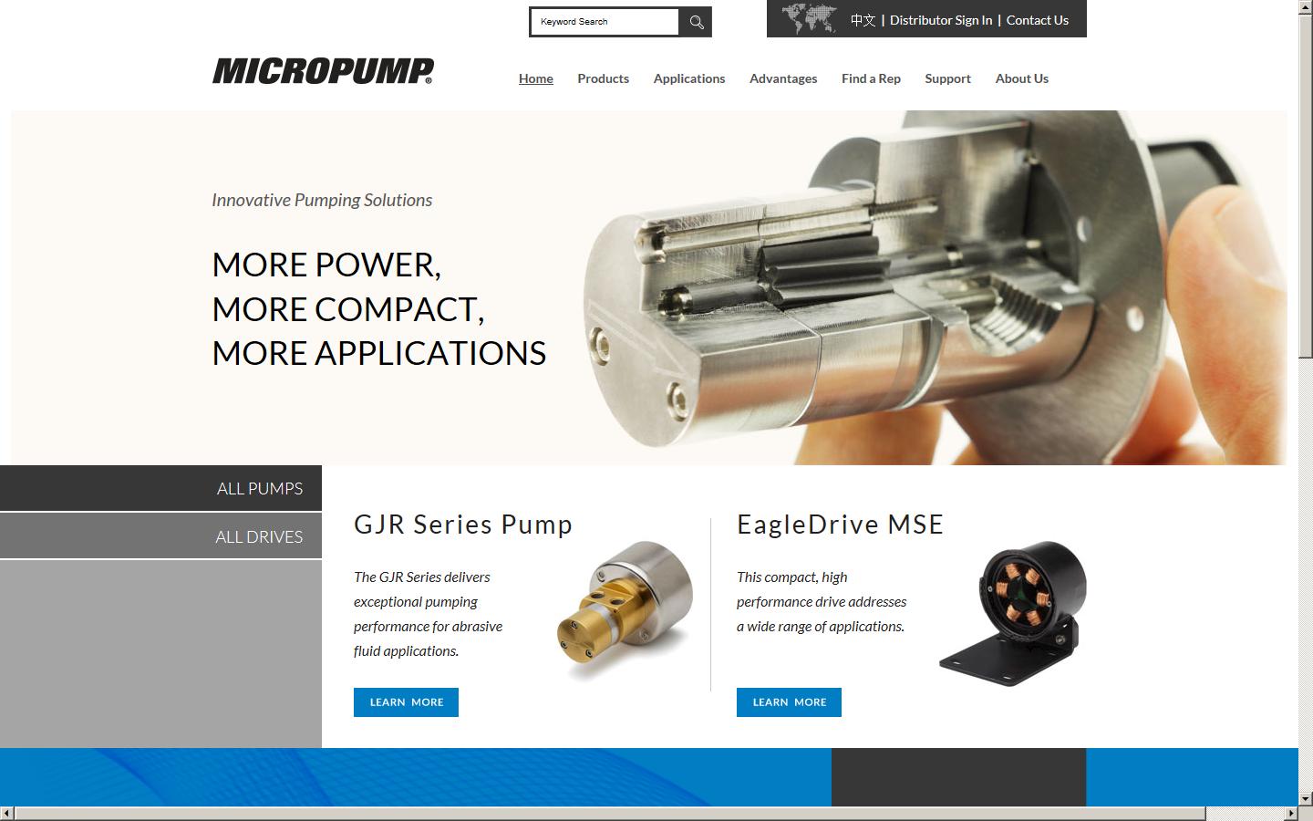 Micropump Ltd Website