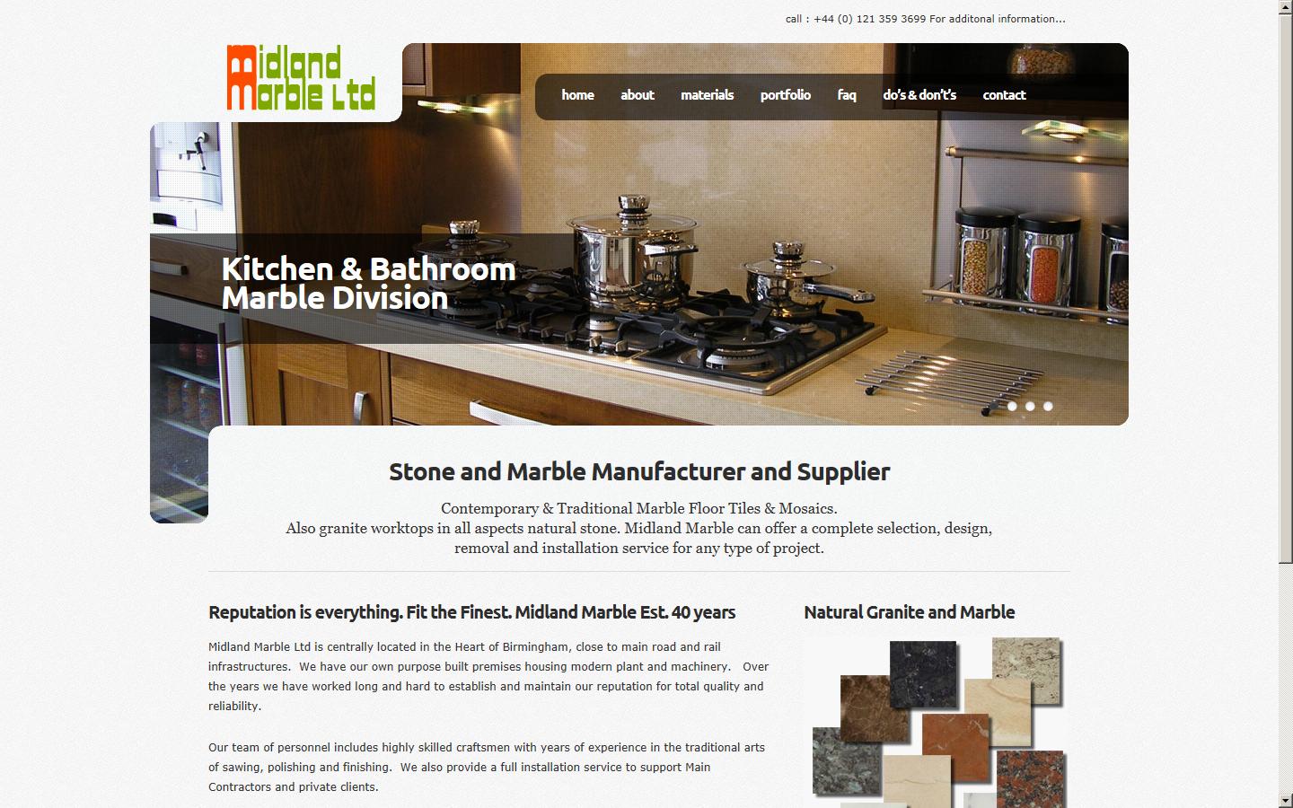 Midland Marble Ltd Website