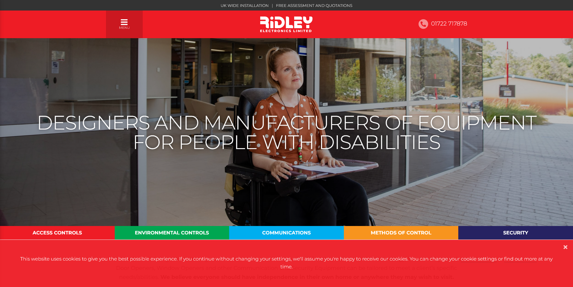 Ridley Electronics Ltd Website