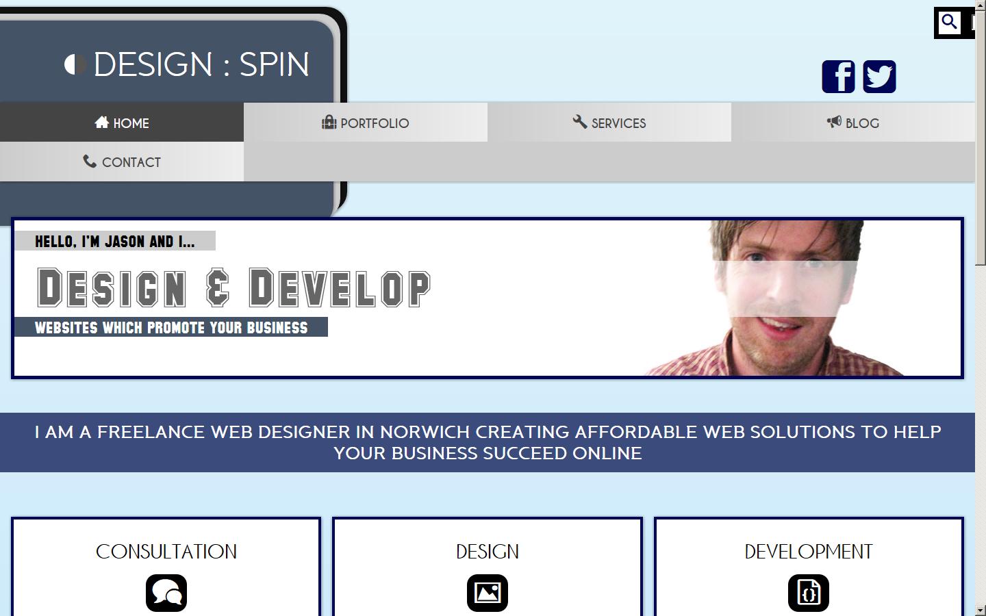 Design Spin Website