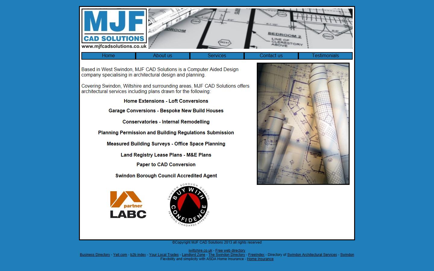 MJF CAD Solutions Website