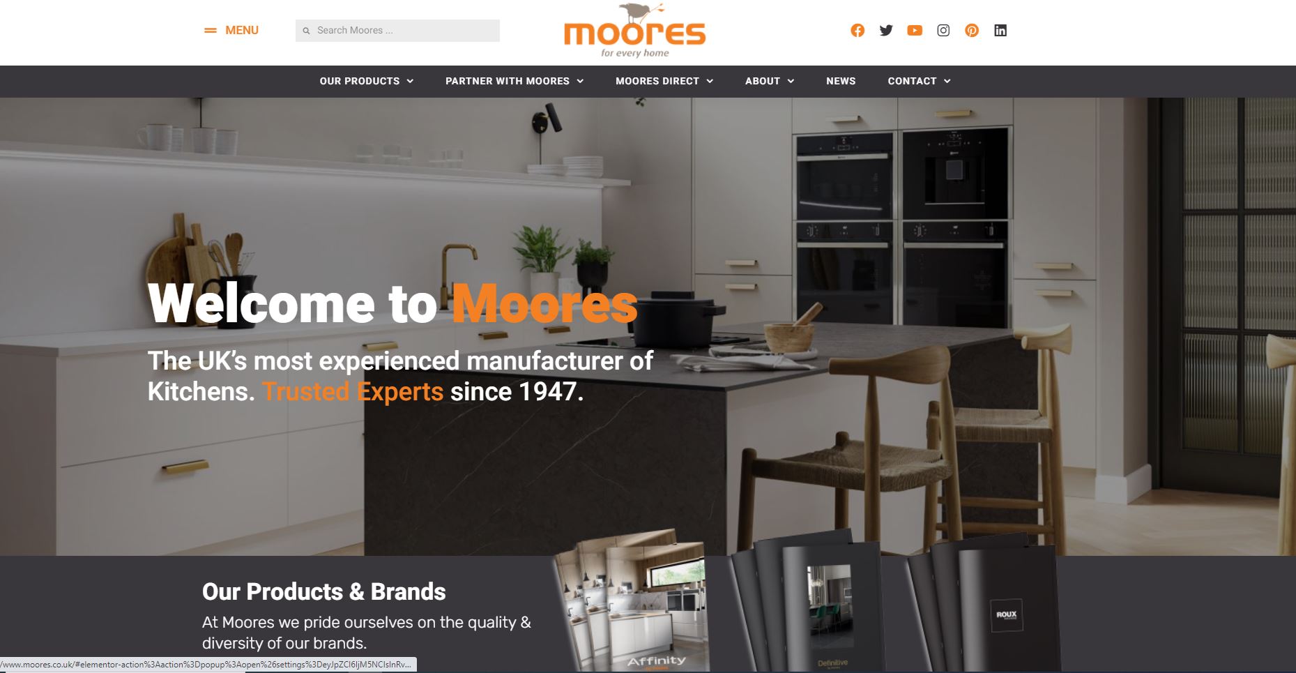 Moores Furniture Group Limited Website