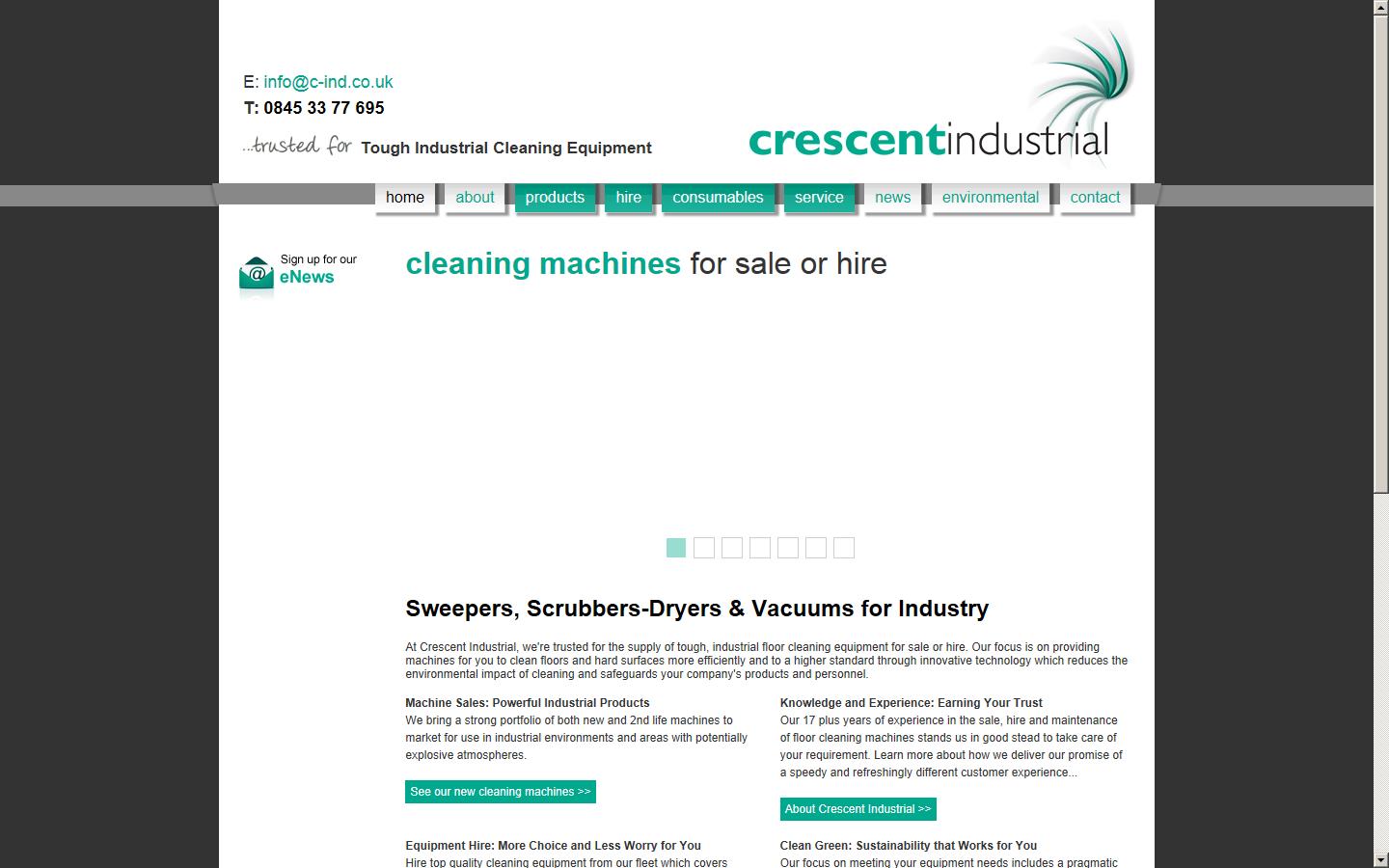 Crescent Industrial Website