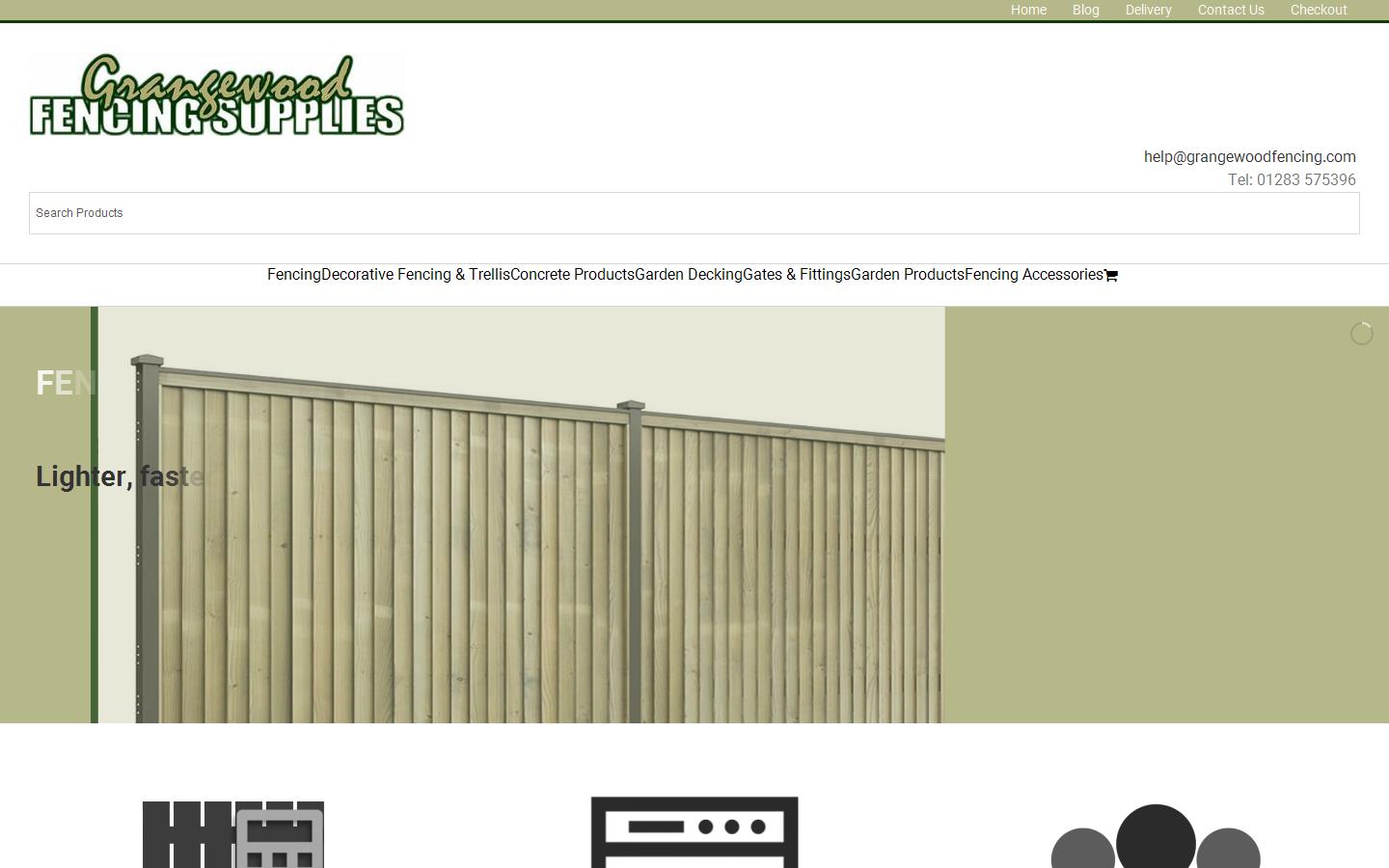 Grangewood Fencing Supplies Website