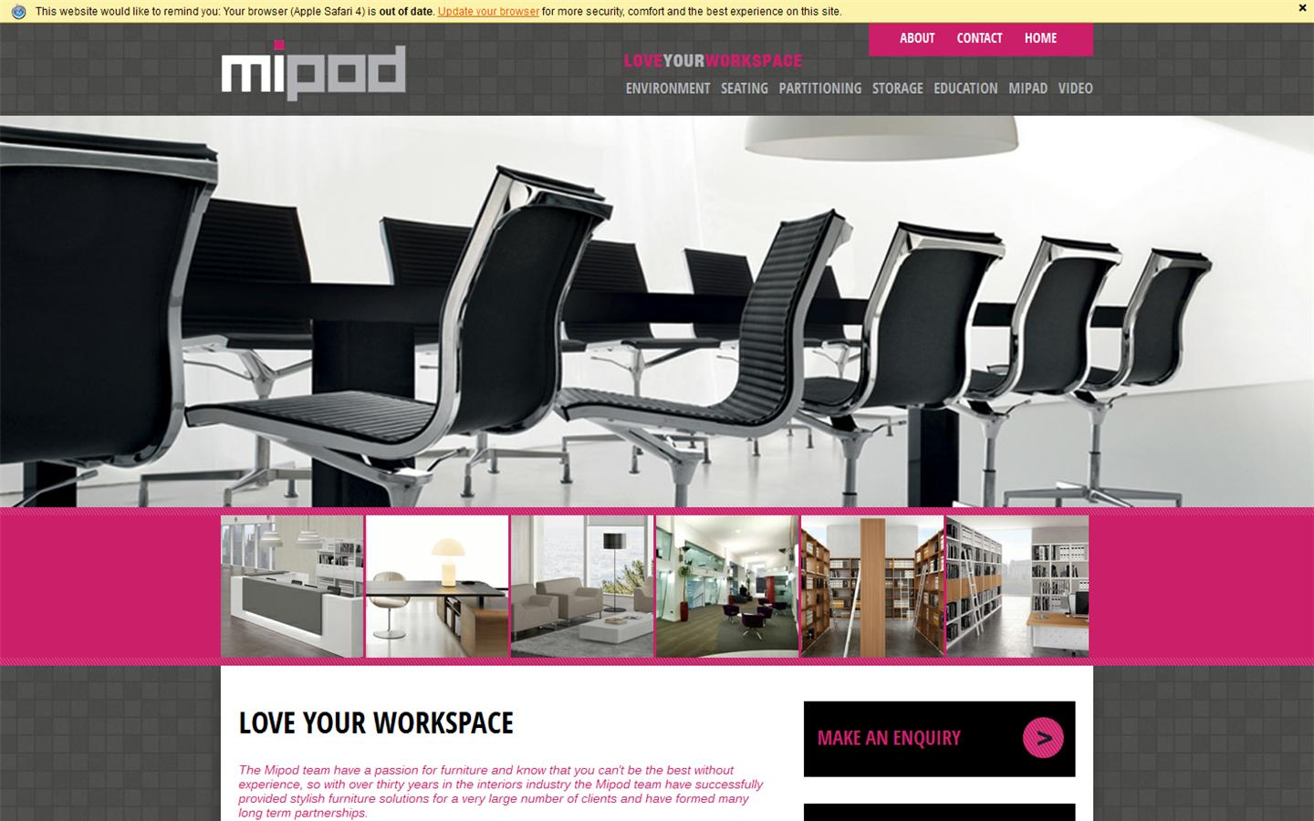 Mipod Interiors Website