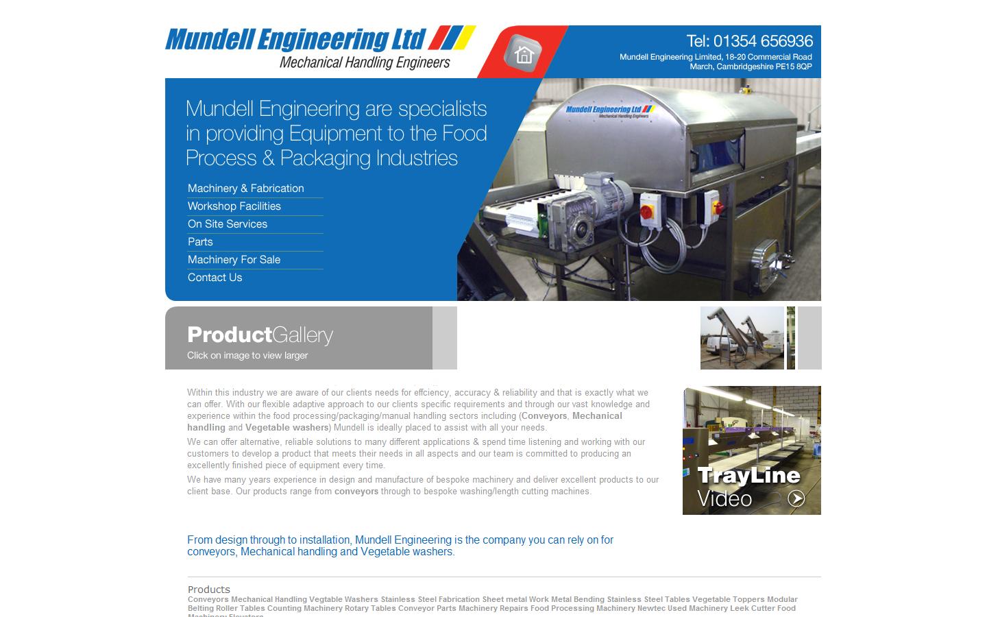 Mundell Engineering Ltd Website