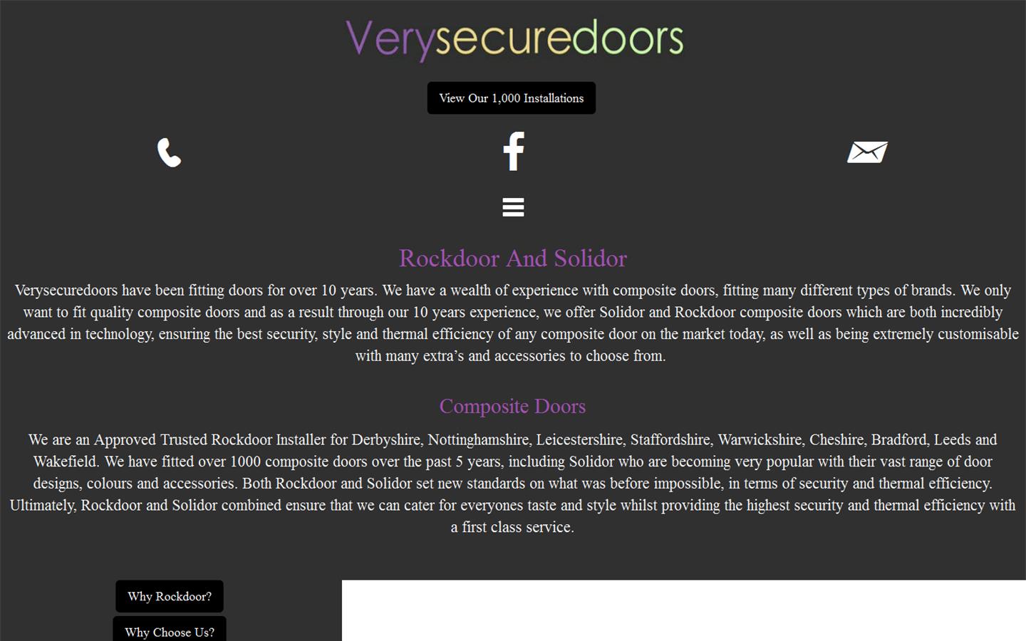 Very Secure Doors Website