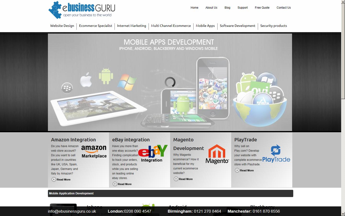 Ebusiness Guru Limited Website