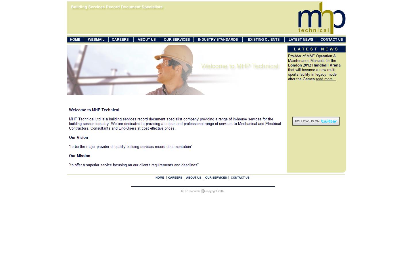 MHP Technical Ltd Website