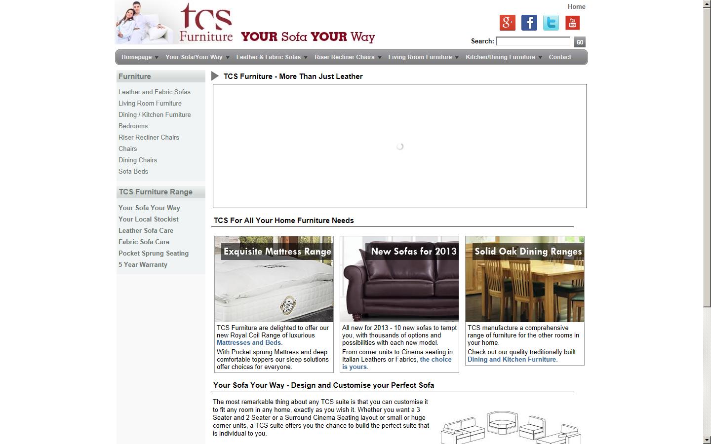 TCS Furniture Ltd Website