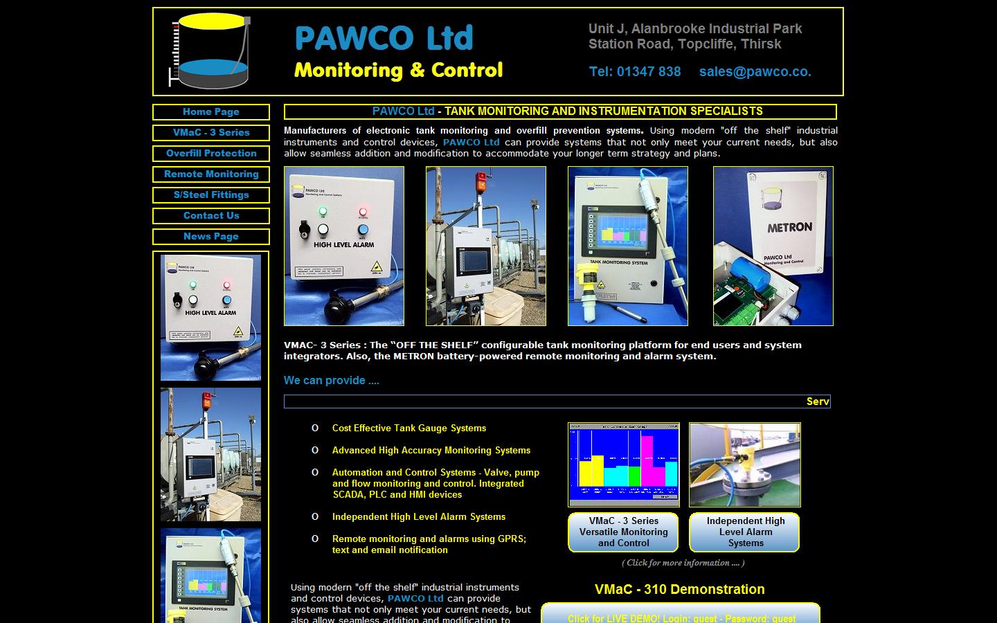 PAWCO Ltd Website