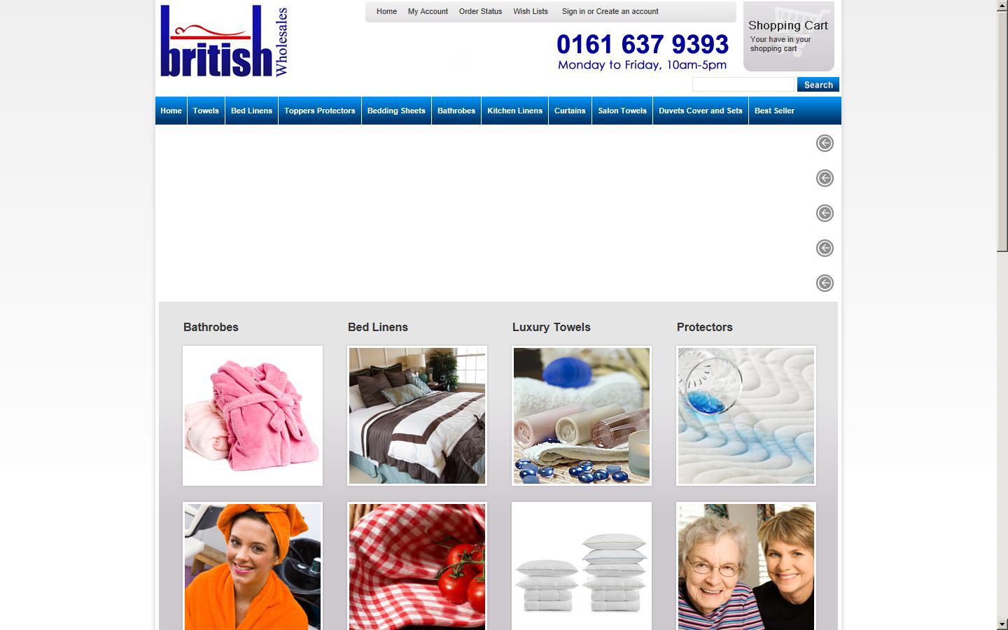 British Wholesales Website