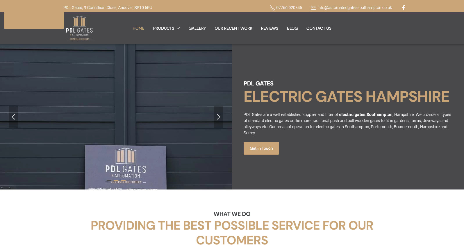 PDL Gates Website