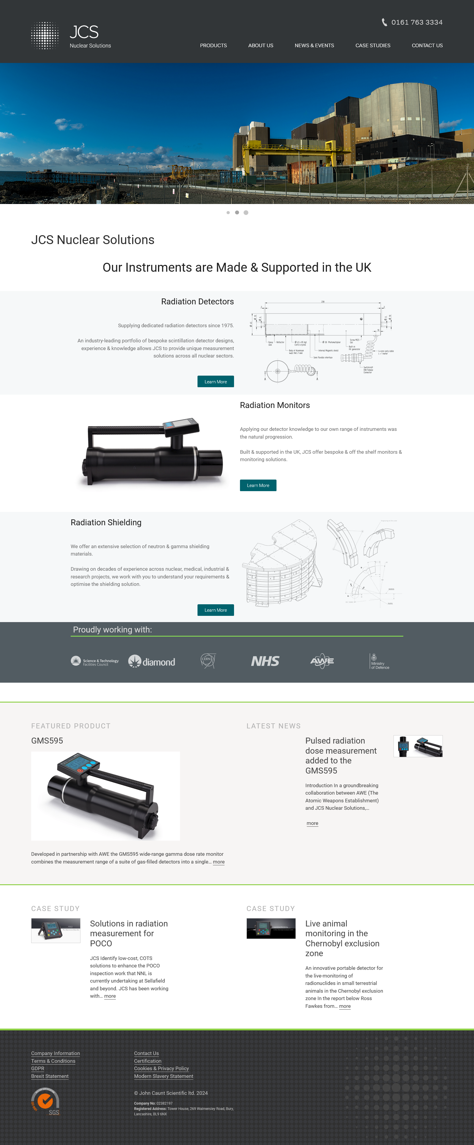 JCS Nuclear Solutions Website