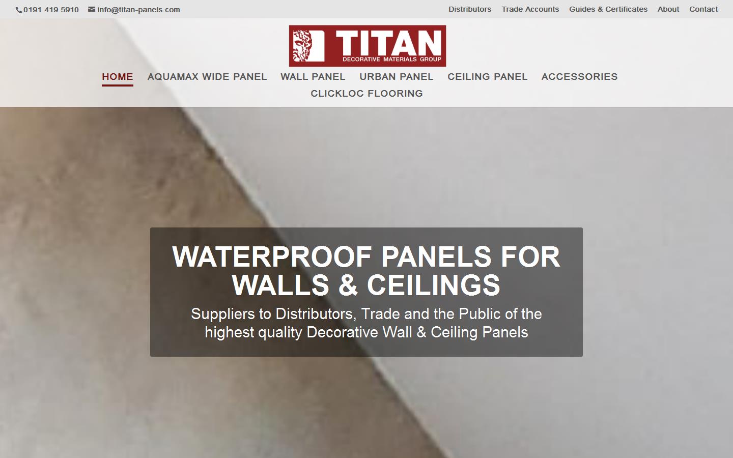 Titan Panels Website