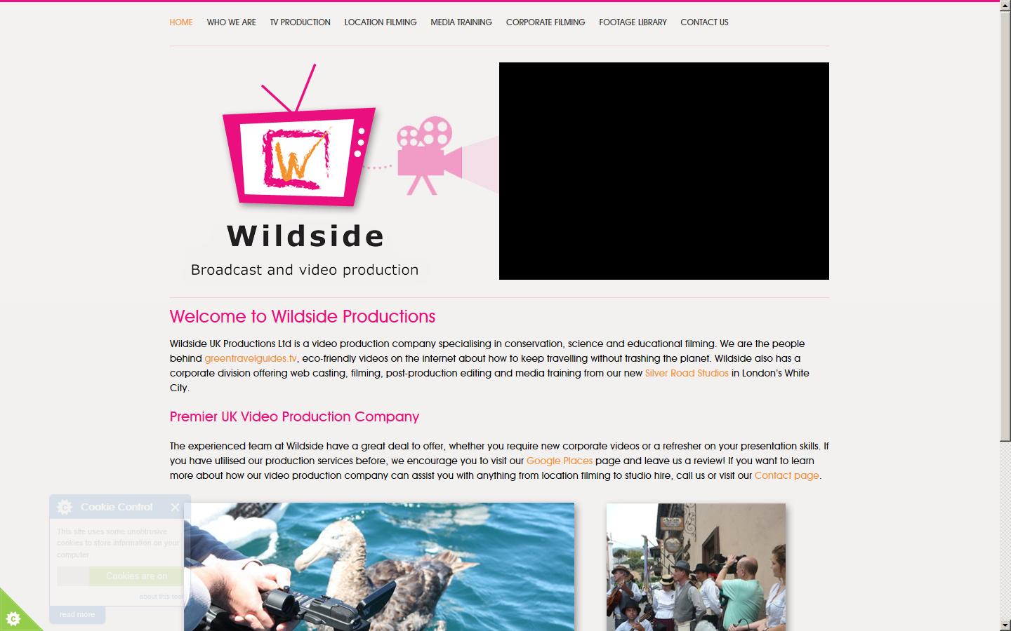 Wildside UK Productions Website