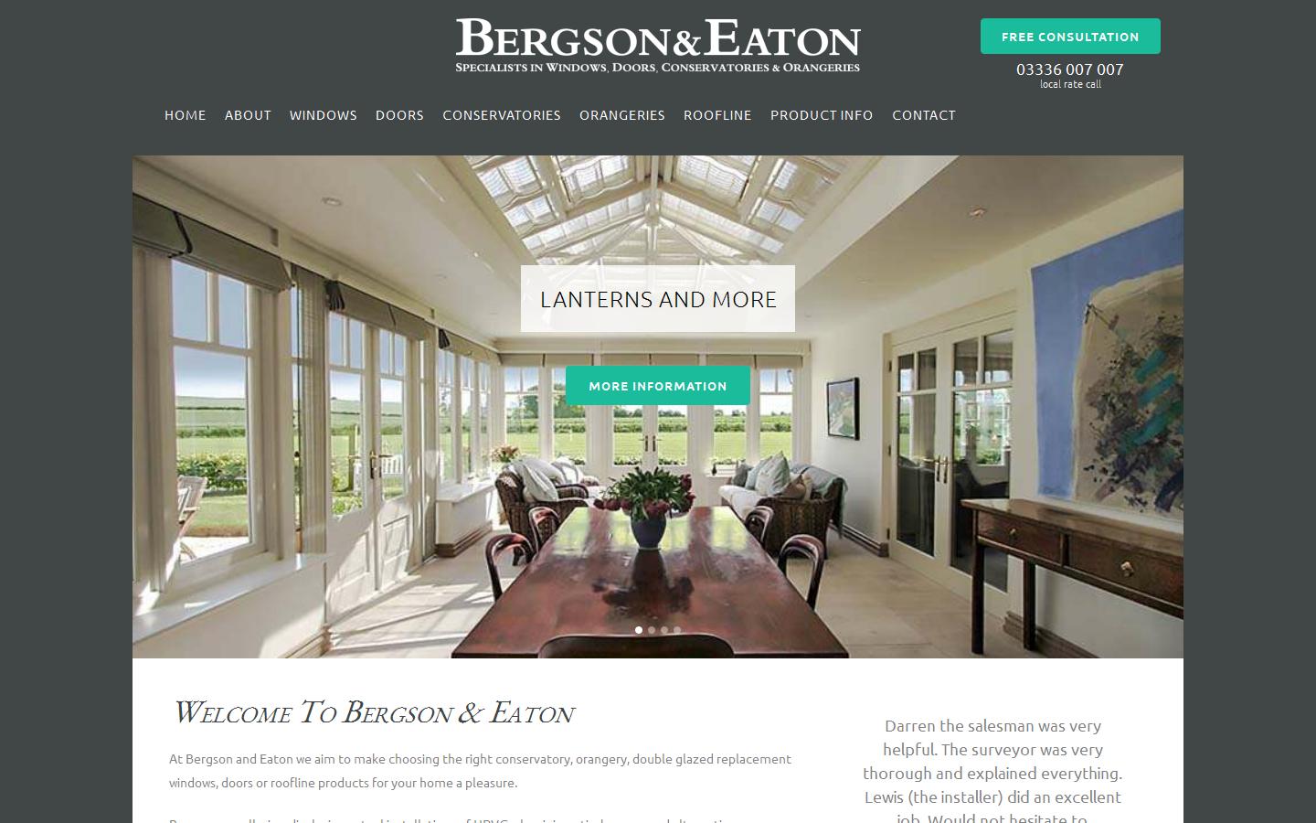 Bergson & Eaton Ltd Website