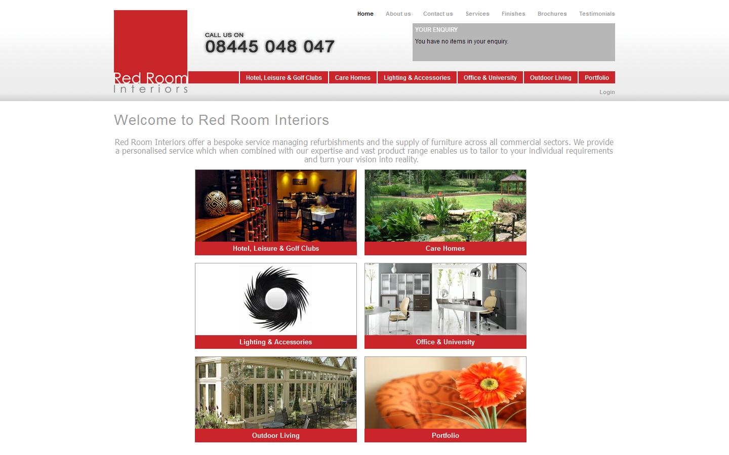 Red Room Interiors Ltd Website