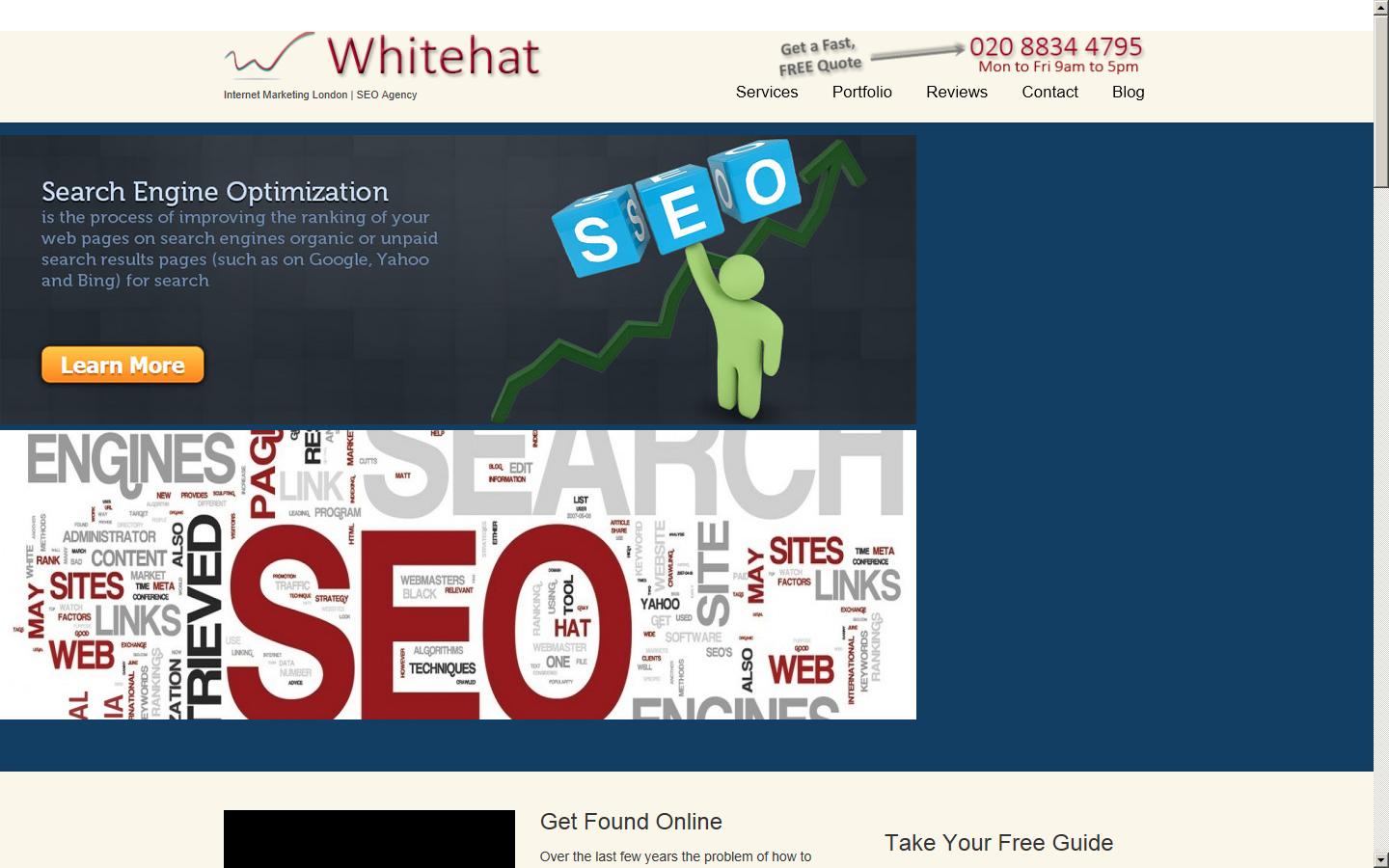 Whitehat SEO Ltd Website