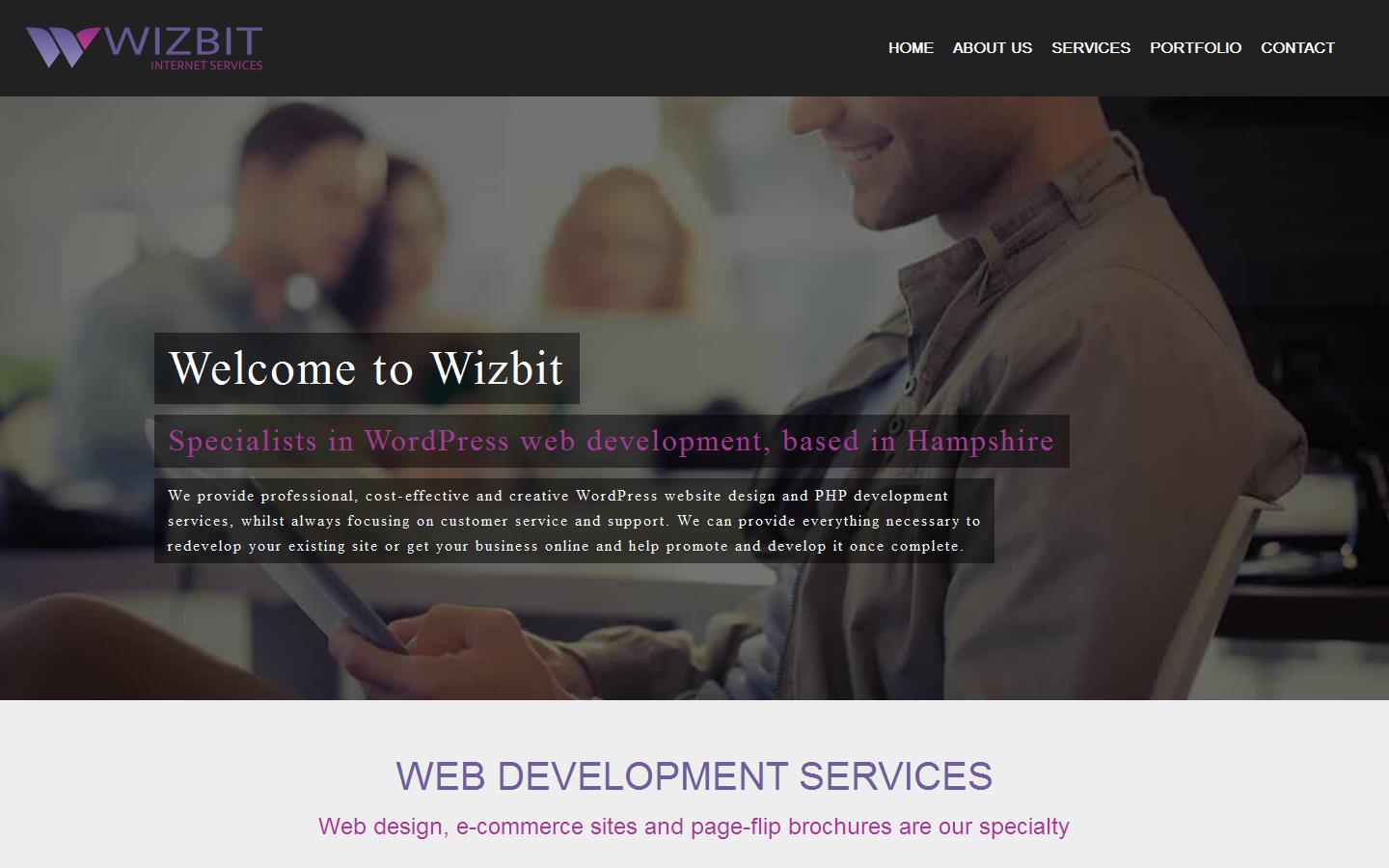 Wizbit Internet Services Ltd Website