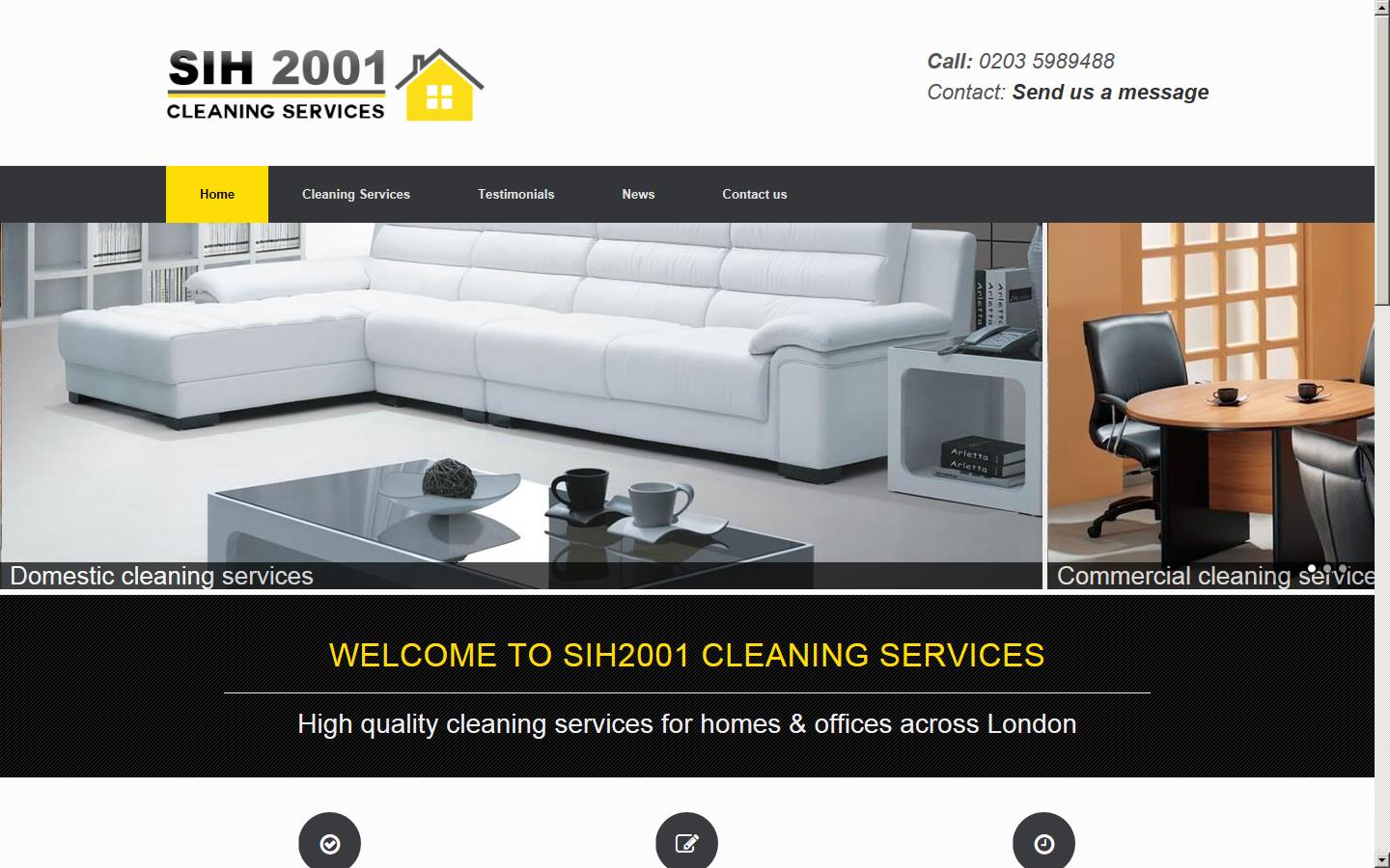 SIH2001 Ltd Website