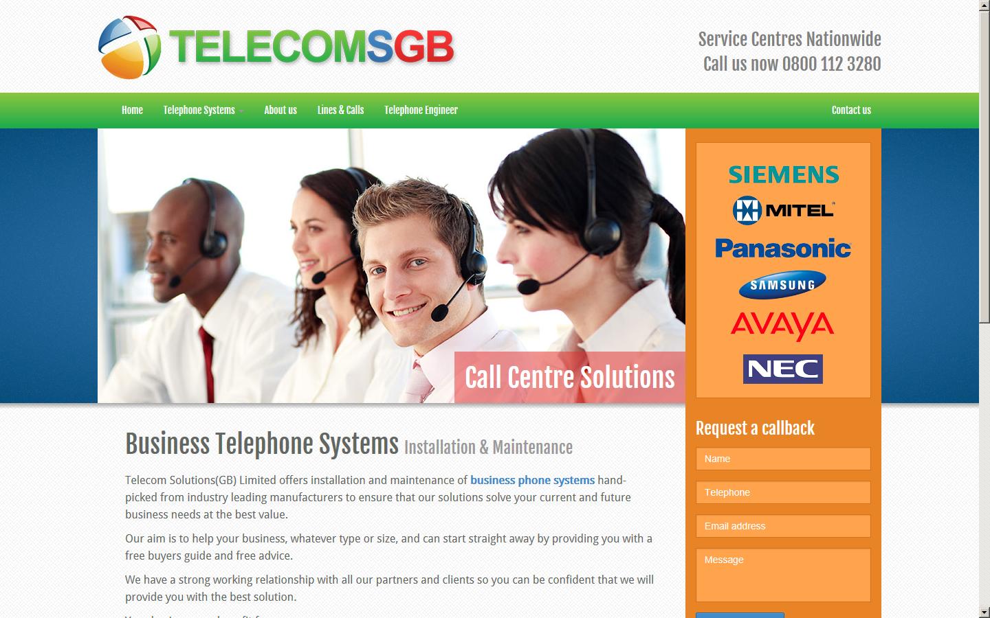 telecom solutions(gb)limited Website