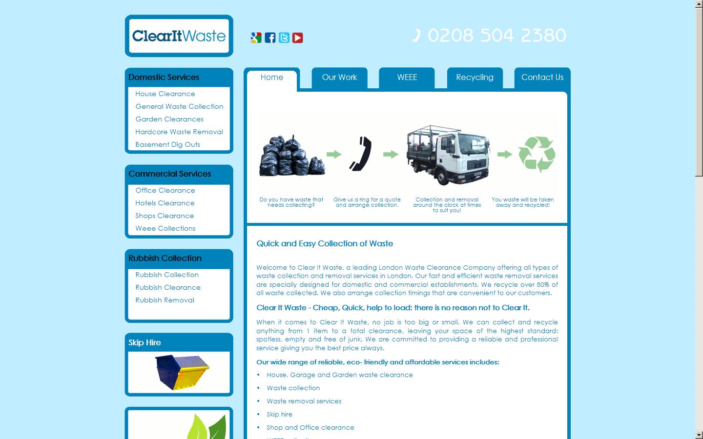 clearitwaste Website