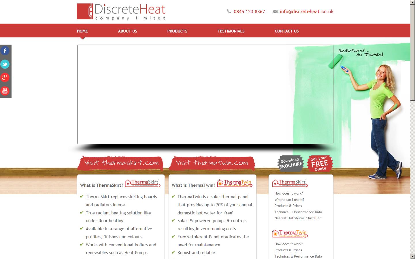 DiscreteHeat Company Ltd Website