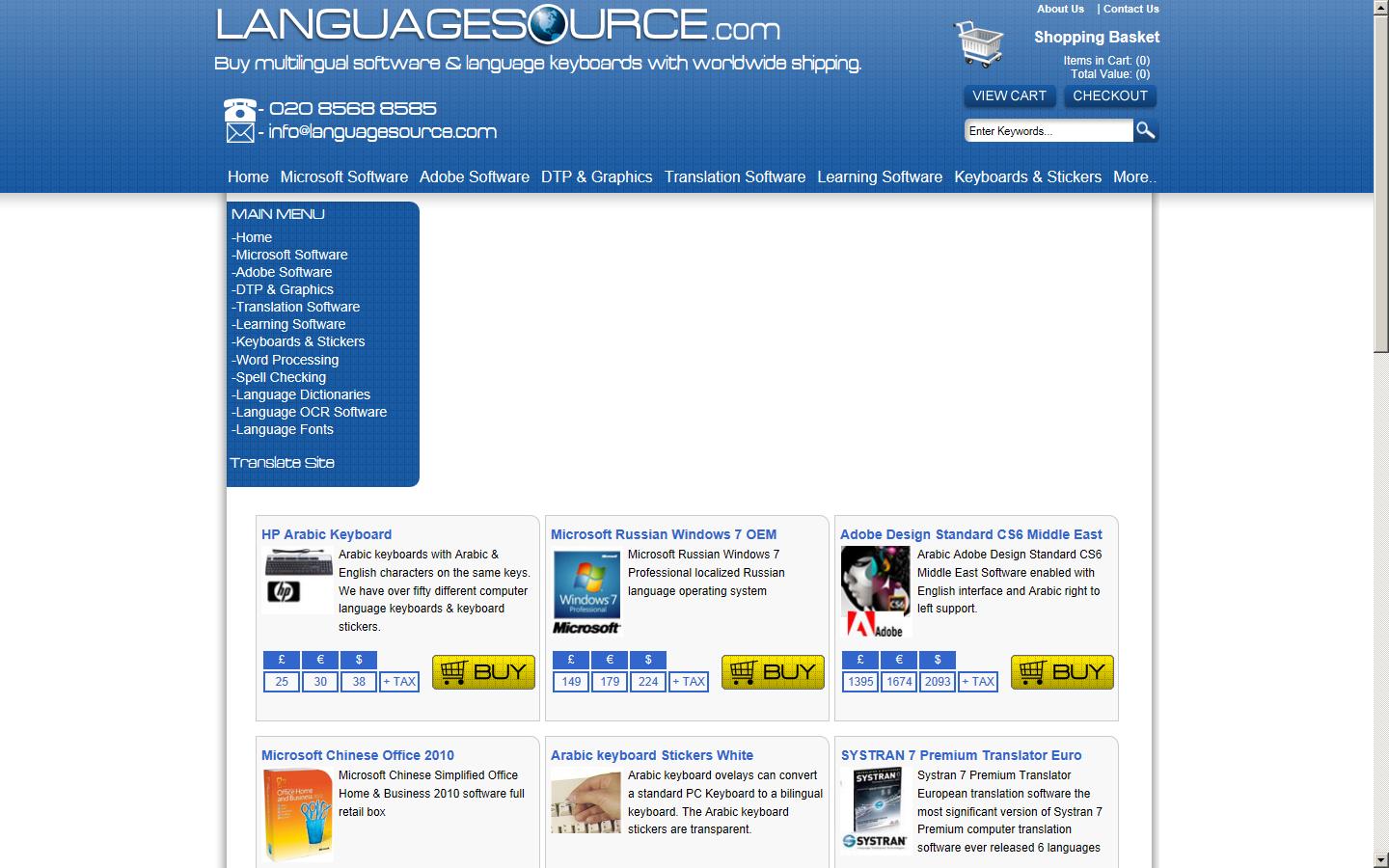 Language Source Ltd Website