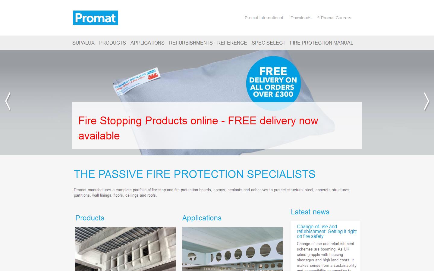 Promat UK Website