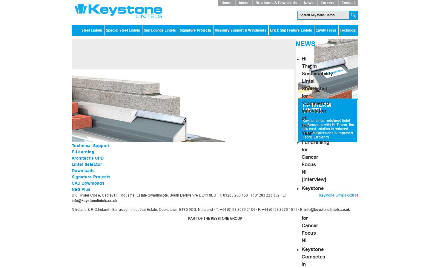 Keystone Lintels Website